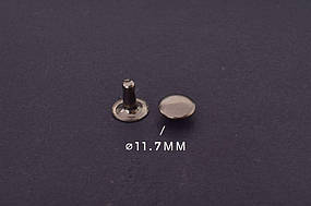 Хольнітен односторонній Чеський 11.7, колір: чорний нікель, упаковка 100 шт