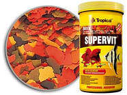 Корм Tropical Supervit 100 мл.  Пластівці з вмістом ВЕТА GLUC