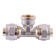 Трійник із внутрішньою різзю APE ITALY 732 L 20х1/2x20