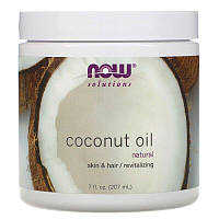 Кокосова олія Coconut Oil Now Foods Solutions 207 мл.