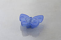 Мебельная ручка "Бабочка" Poliplast РП-28 прозрачный синий KS0427FQ1 VV902