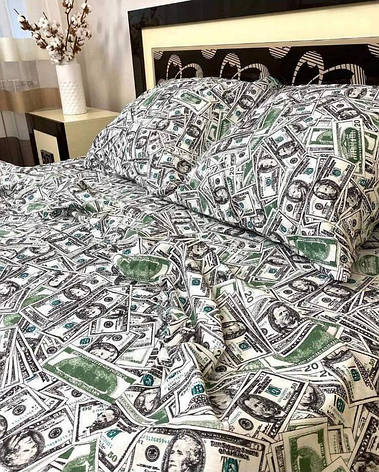 Комплект постільної білизни | Долари | Півтораспальний розмір, фото 1