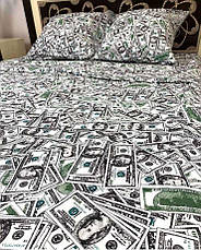 Комплект постільної білизни | Долари | Півтораспальний розмір, фото 2