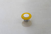 Мебельная ручка Poliplast РП-13 резиновый желтый