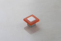Мебельная ручка Poliplast РП-14 резиновый оранжевый