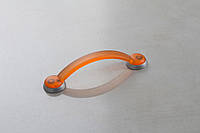 Мебельная ручка Poliplast РП-18/128 прозрачный оранжевый