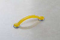 Мебельная ручка Poliplast РП-18/128 прозрачный желтый темный