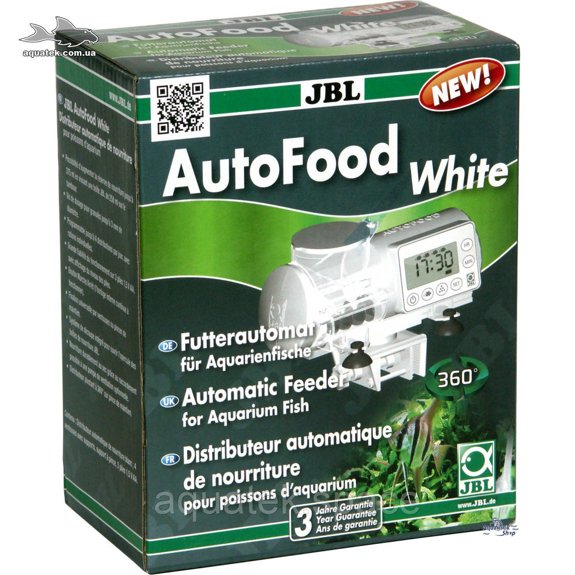 Годівниця JBL AutoFood White автоматична для акваріумних риб