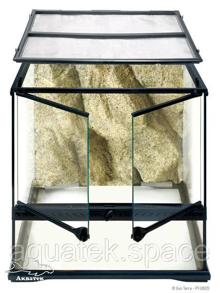 Тераріум скляний ExoTerra Glasterrarium 45х45х45 см (РТ2605)