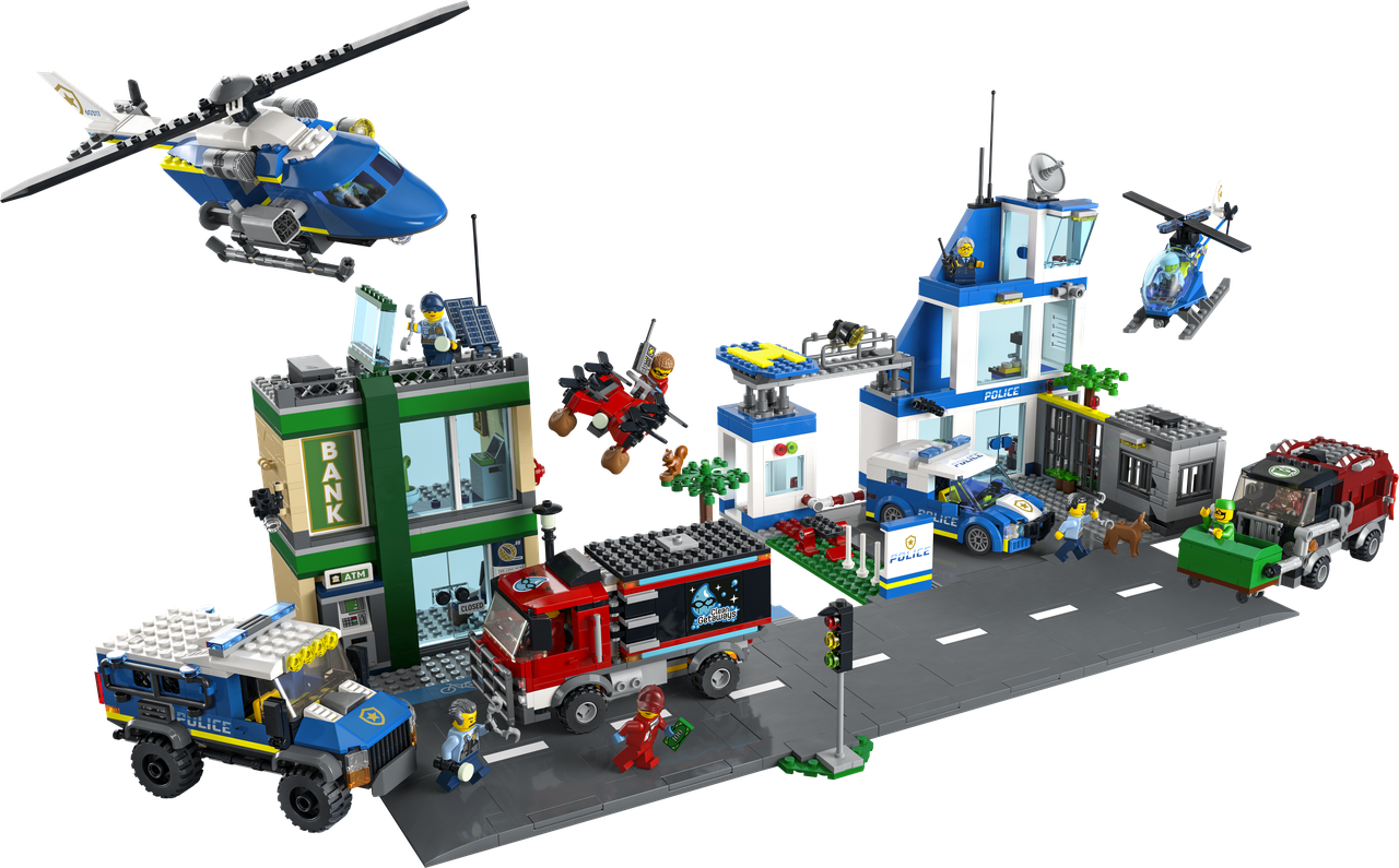 ЛЕГО СИТИ LEGO Сіty Полицейский участок [-60316-] (668 деталей ...