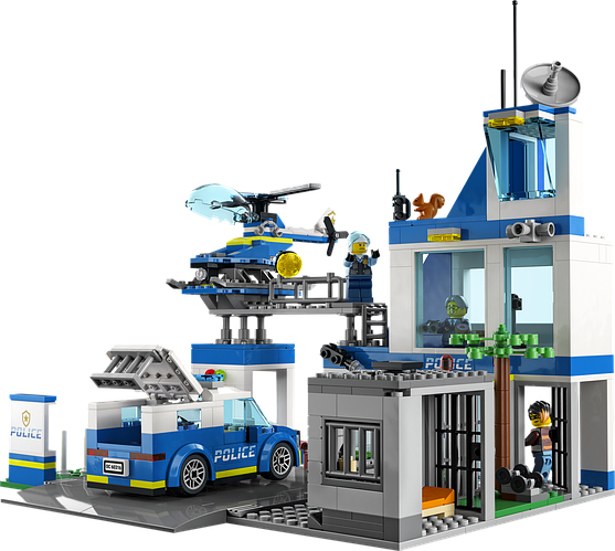 ЛЕГО СИТИ LEGO Сіty Полицейский участок [-60316-] (668 деталей ...