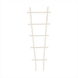 Драбинка опора для квітів біла 40см PP7501-4