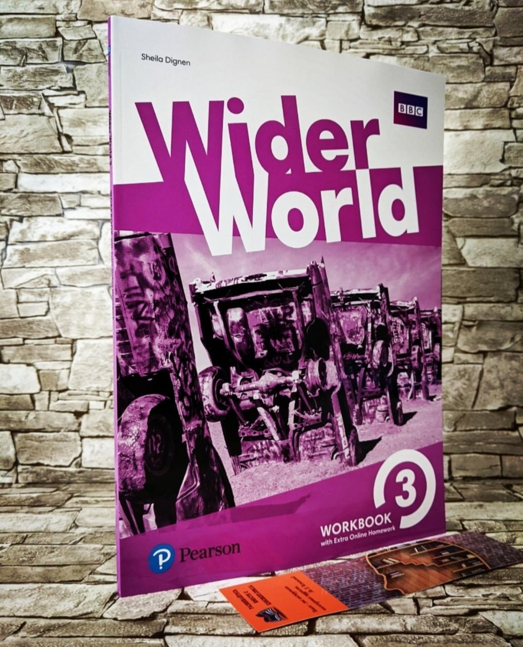 Книга "Wider World 3 Workbook with Online Homework" Pearson Англійська для підлітків Шейла Диген