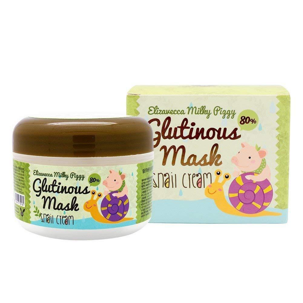 Elizaveca Glutinous Mask 80% Snail Cream Крем-маска з слимаковим муцином, 100 г