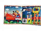 Текстильная развивающая книга для малышей Bambini "Машинка" 403662, фото 7