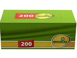 Серветки Косметичні 200 л пенал ТМ ECOLO