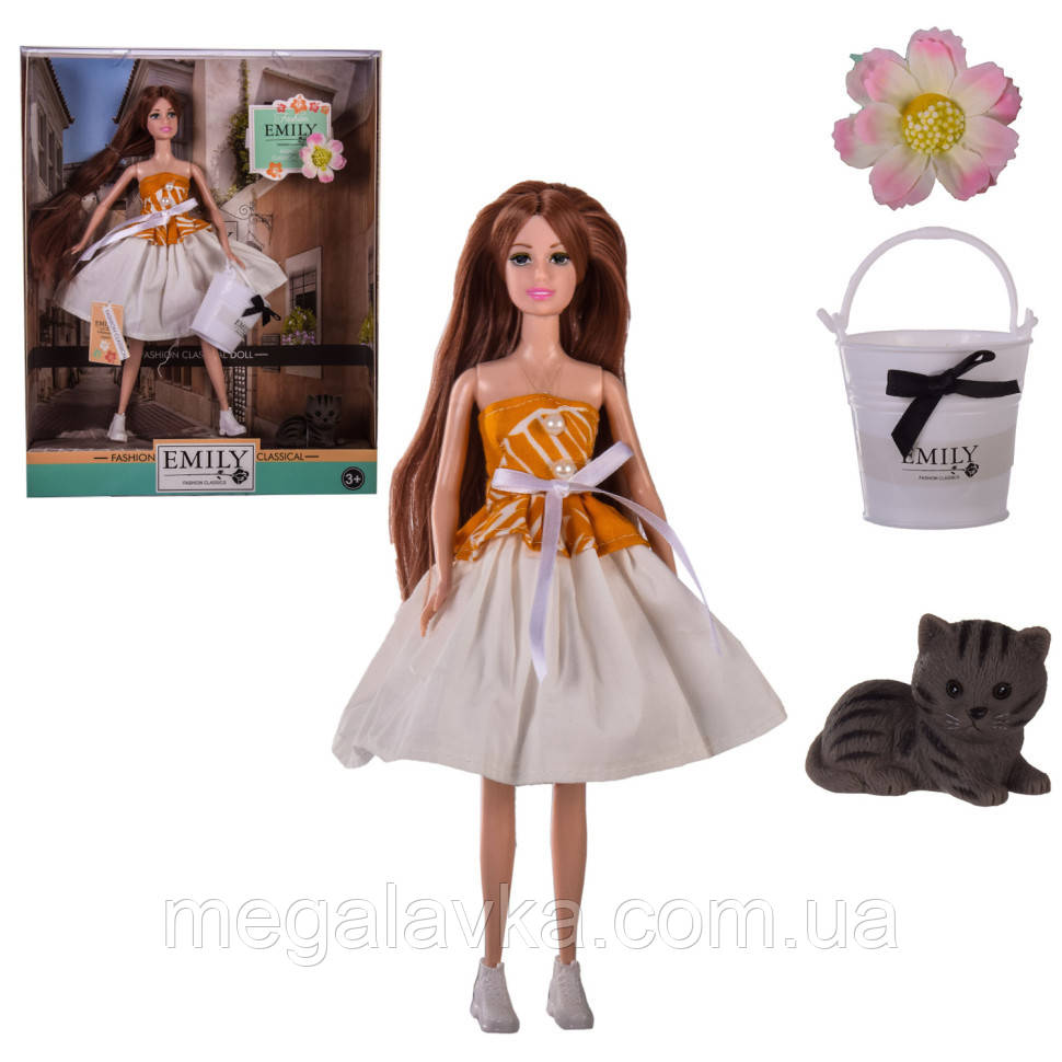 Дитяча лялька "Emily" QJ111B з аксесуарами, 29 см - MegaLavka