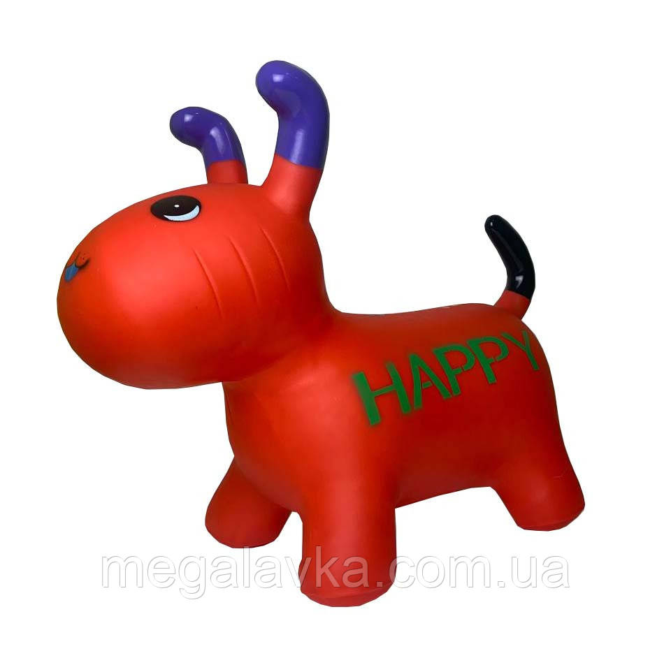 Дитяча іграшка стрибун собака BT-RJ-0072 гумовий (Red) - MegaLavka