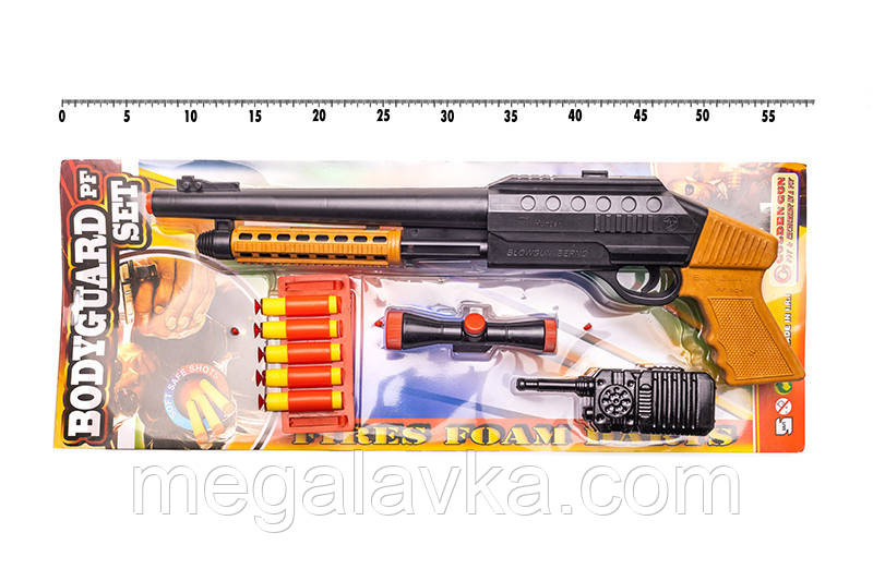 Іграшковий дробовик "Bodyguard" з м'якими кулями Golden Gun 921GG - MegaLavka