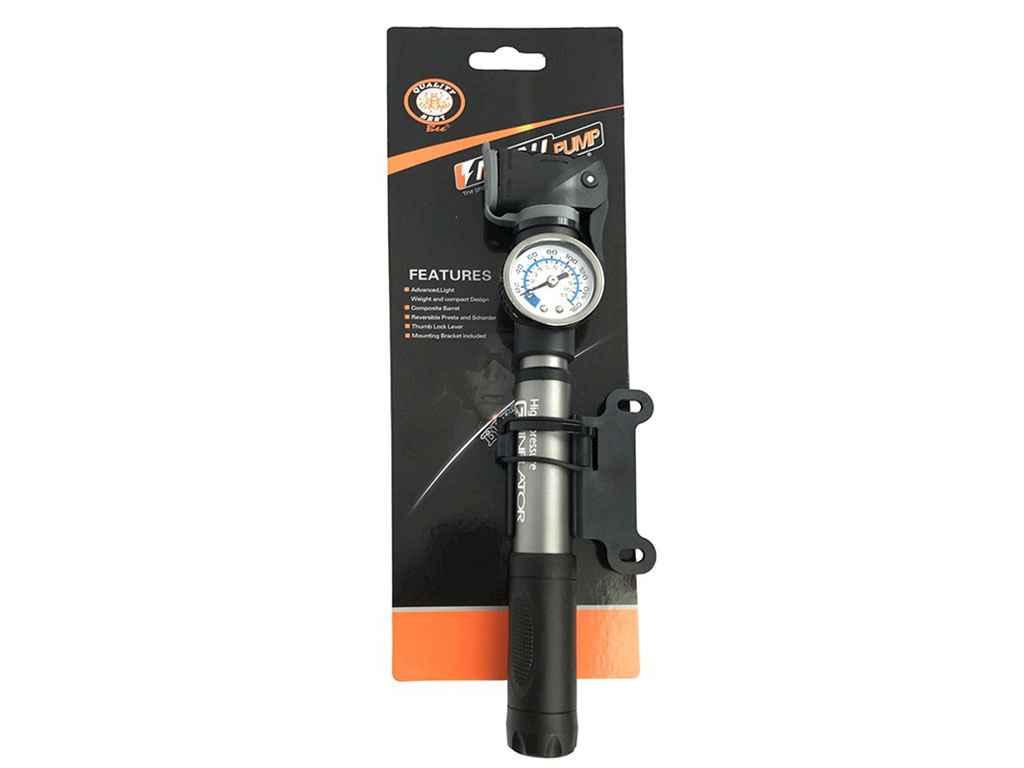 Насос байк з монометром Z INFLATOR M25B-01A ТМ Kelb.Bike, фото 1