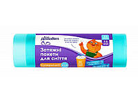 Пакети для сміття Кіт Домовіт LD суперміцні 60 л 20 шт. Бірюзові ТМ КІТ ДОМОВІТ