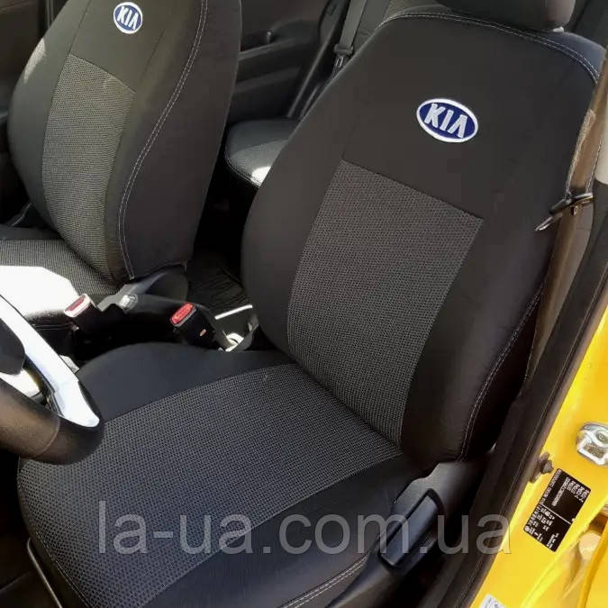 Чохли салону авто Kia Picanto з 2011 р (авточохли на Кіа Піканто)
