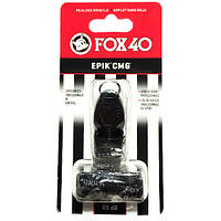 Свисток со шнурком на руку FOX 40 Original Whistle Epik CMG Official 8808-0008, Чёрный, Размер (EU) - 1SIZE