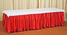 Фуршетна спідниця, Червоний 6 метрів.