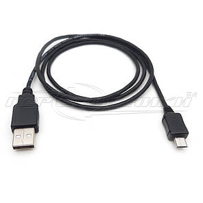 Кабель USB 2.0 - micro USB (хороша якість), чорний, фото 2