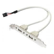 Планка розширення Cablexpert USB 2.0 на задню панель