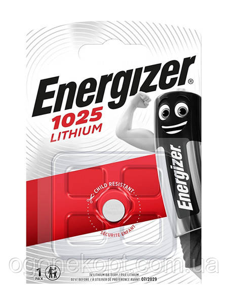 Батарейки ENERGIZER® CR 1025 Lithium 3V