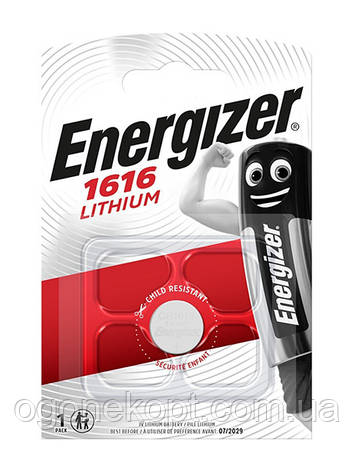 Батарейки ENERGIZER® CR 1616 Lithium 3V, фото 1