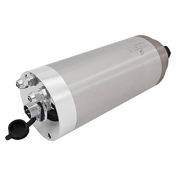 Шпиндель з водяним охолодженням GDZ-24-1B Ø 100X265 (3.2 кВт, 220 В, 12 А, ER20) для фрезерного верстата з ЧПК, фото 3