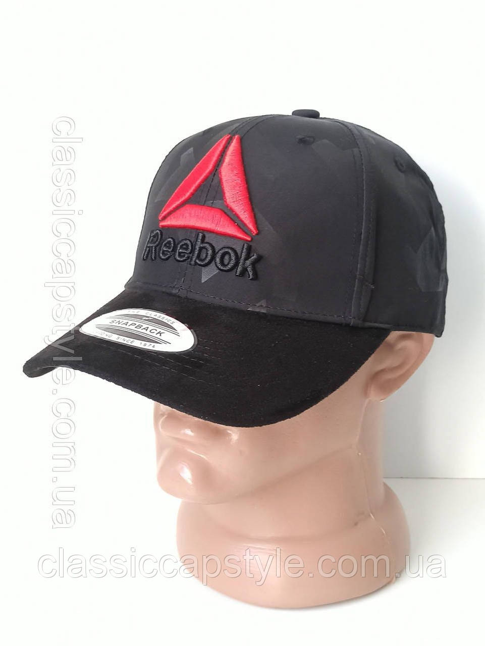 Чоловіча стильна брендова бейсболка Snapback Весна Літо Осінь Розмір 57-59 см. Reebok