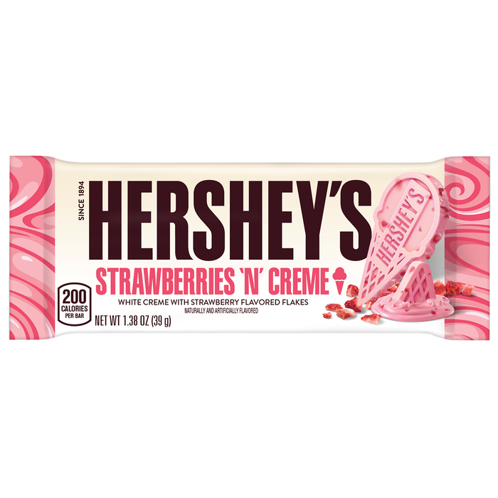 Шоколад Strawberries & Creme HERSHEY'S 39 г - фото 1 - id-p1591556661