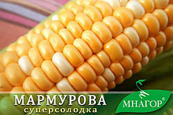 Цукрова кукурудза Мармурова F1, Sh2-тип, 100 000 насінин на 1.5 га, 75-78 днів, біколор