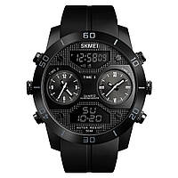 Мужские спортивные наручные часы Skmei 1355 Черные