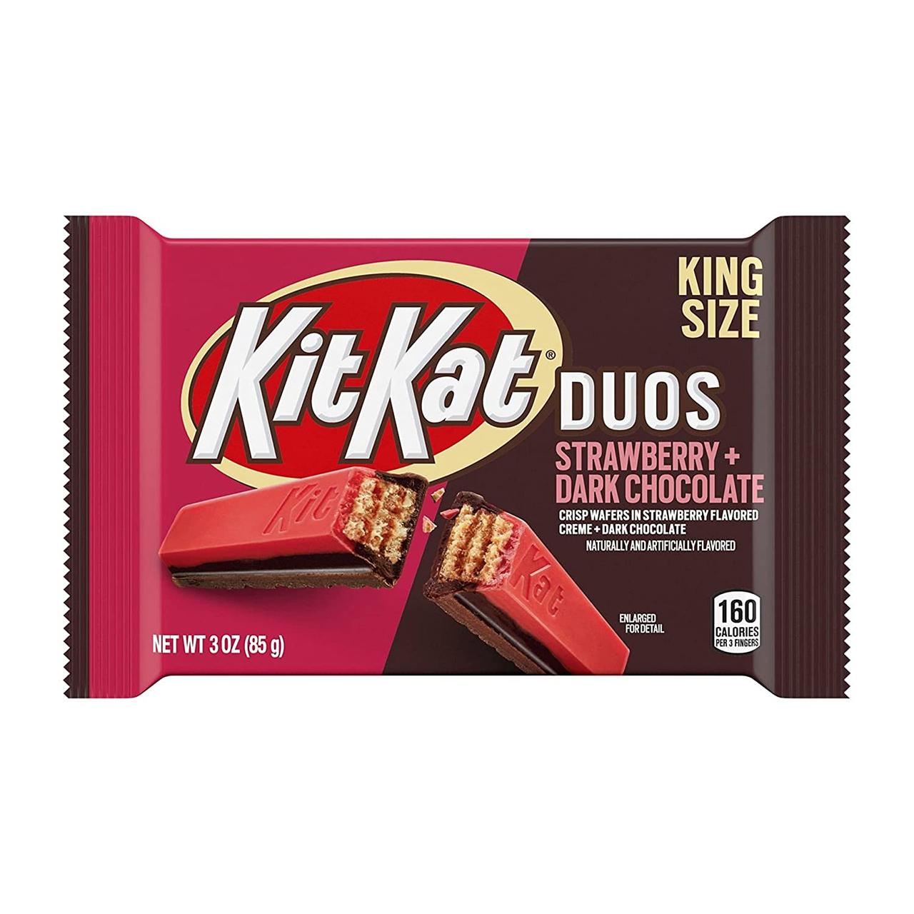 Батончик KIT KAT Duos Strawberry and Dark Chocolate 42g, фото 1