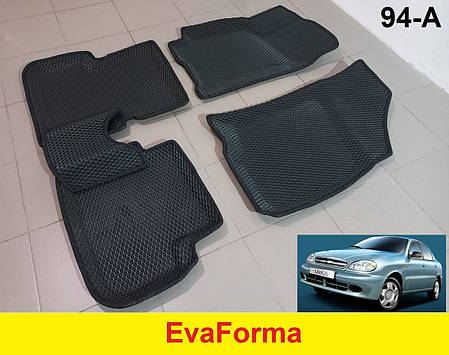 3D килимки EvaForma на Chevrolet Lanos / Sens '98-, 3D килимки EVA, фото 1