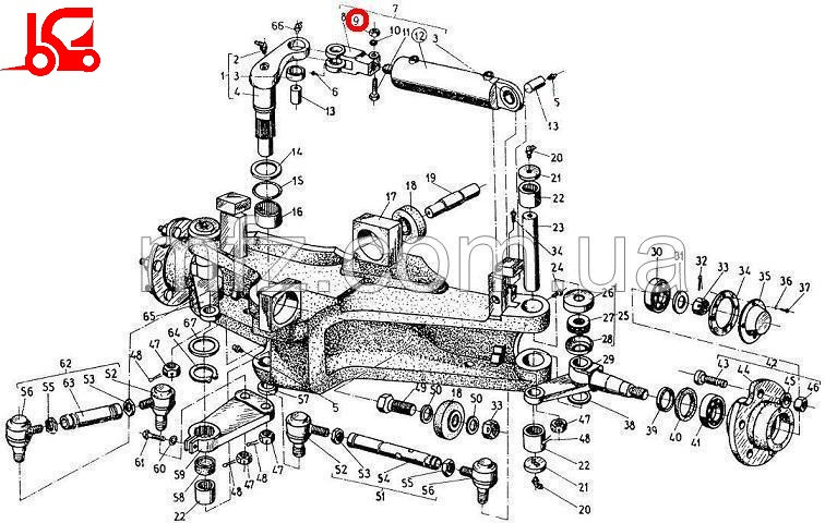Гайка M12-S БДС 744-83 204920 Балканкар ДВ1792