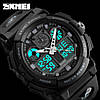 Чоловічий водонепроникний годинник Skmei 1270 Чорний, фото 3