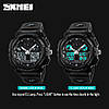 Чоловічий водонепроникний годинник Skmei 1270 Чорний, фото 6