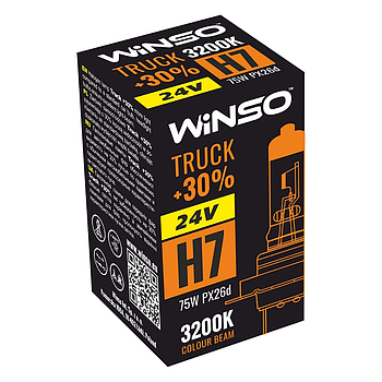 Галогенна лампа H7 Winso Truck !30% 75W 24V (1 шт.)