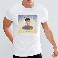 Яркая мужская футболка с принтом "Губернатор Ким"