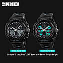 Наручний спортивний водонепроникний годинник Skmei 1270 Чорний, фото 8