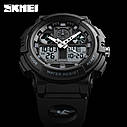 Наручний спортивний водонепроникний годинник Skmei 1270 Чорний, фото 10