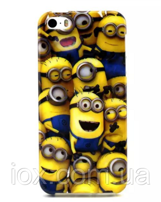 Силіконовий чохол "Міньйон" для iPhone 6/6S