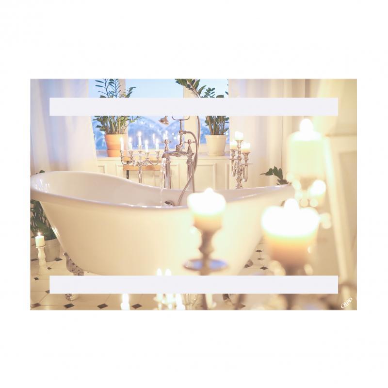 Дзеркало Qtap Mideya New 500х700 з LED-підсвіткою, Reverse QT207814226080W