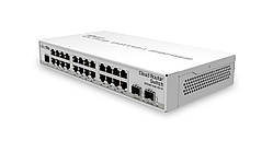 Комутатор MikroTik CRS326-24G-2S+IN (24x1G, 2xSFP+, L3, настільний)