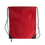 Рюкзак-мішок на шнурках затяжках RANCEL 35х42 см Червоний, фото 3